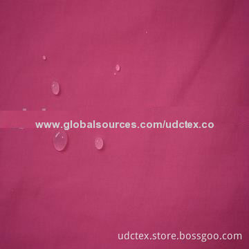 190T Polyester Taffeta Fabric with PVC Coating, Water-resistant, Various Coatings are Available